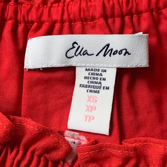 FLORAL BOHO RUFFLE MINI DRESS LINED SUMMER - Picture 7 of 8